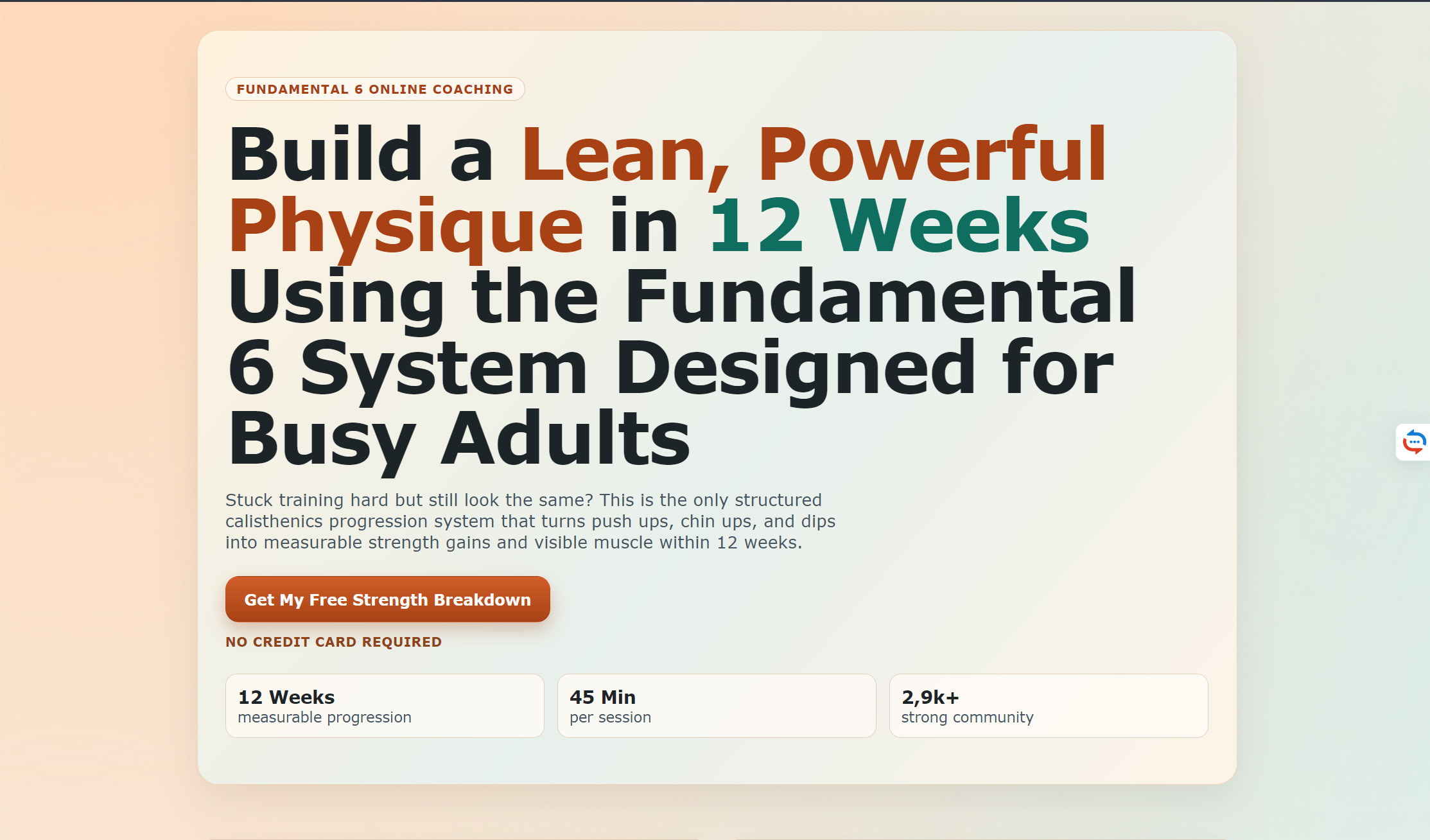 Adult Programs Coach website design